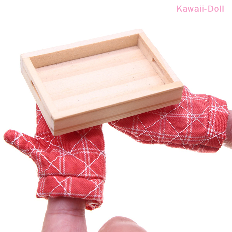 1Pair Doll Miniature Baking Gl - огляд і ціна Kitchen Baking Gloves