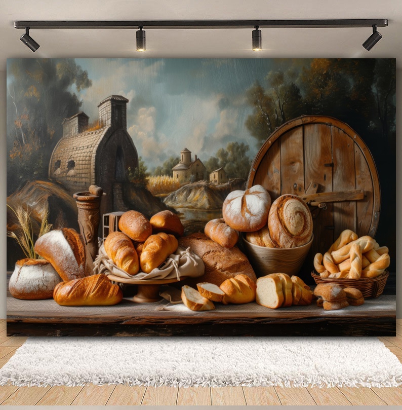 Cooking Bread Backdrop for Pho - огляд і ціна Kitchen Baking Background