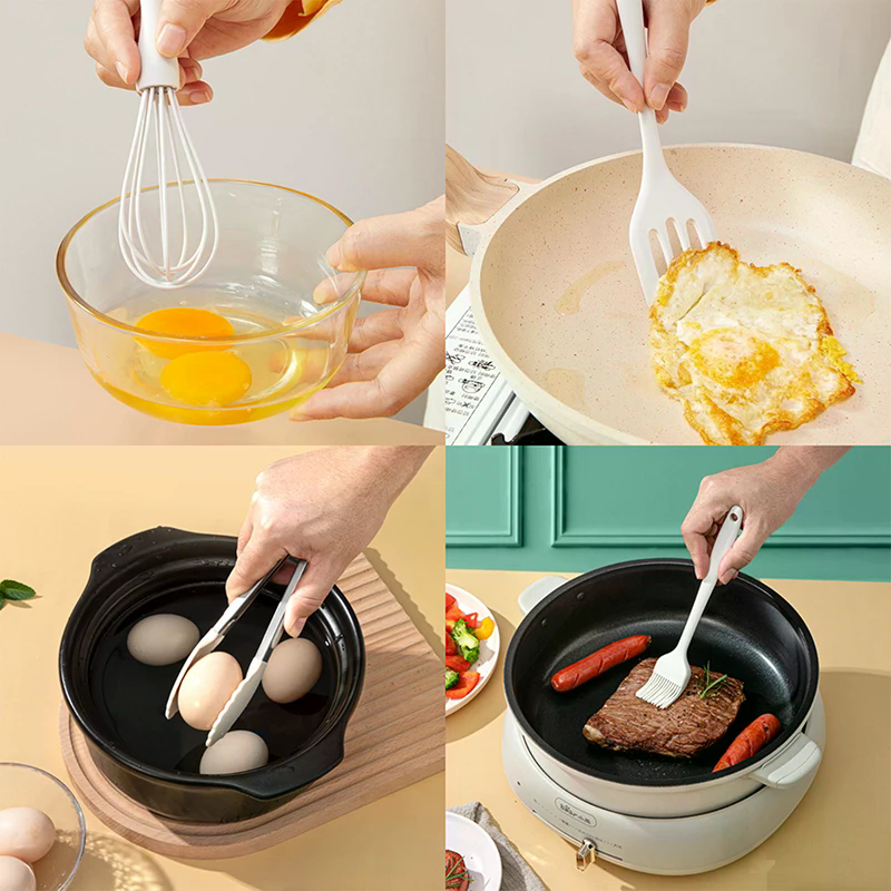 3/4/5 Pcs Silicone Baking Set  - огляд і ціна Kitchen Baking Brush