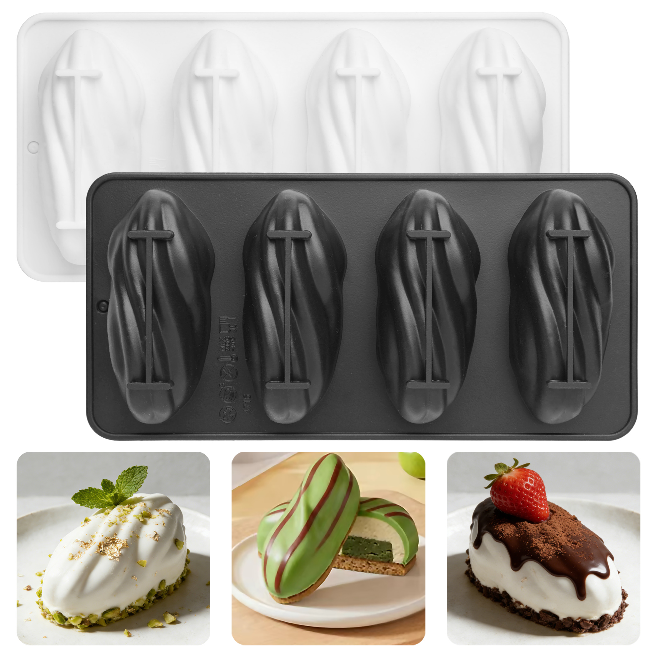4-Cell Pistachios Design Silic - огляд і ціна Kitchen Appliances For Baking