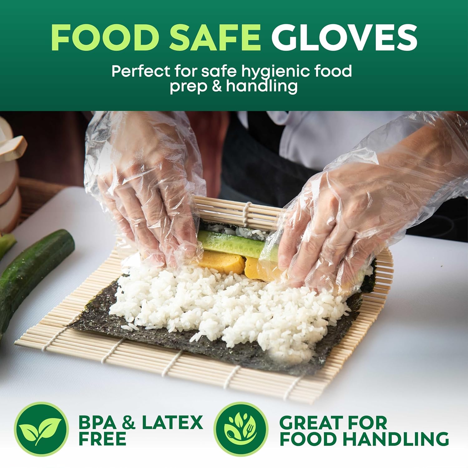 600 Pack Disposable Food Prep  - огляд і ціна Kitchen Baking Gloves