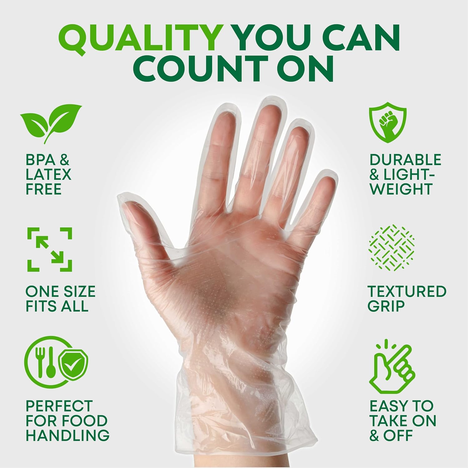 600 Pack Disposable Food Prep  - огляд і ціна Kitchen Baking Gloves