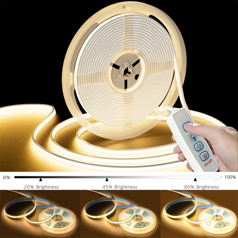 USB 5V COB Led Strip Dimmable  - огляд і ціна Kitchen Baking Cabinet