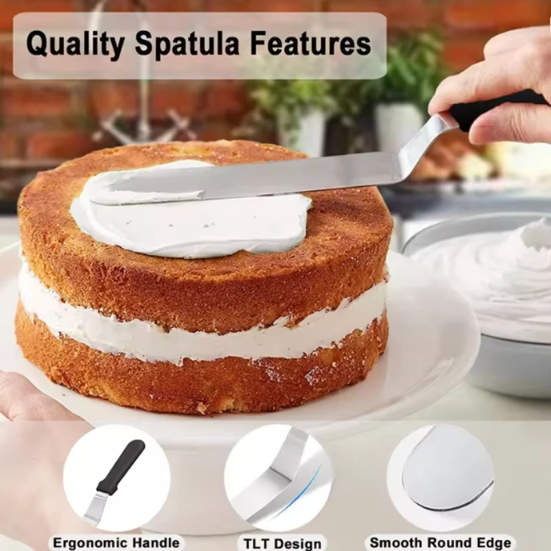 Icing Spatula Angled Stainless - огляд і ціна Offset Spatula Set