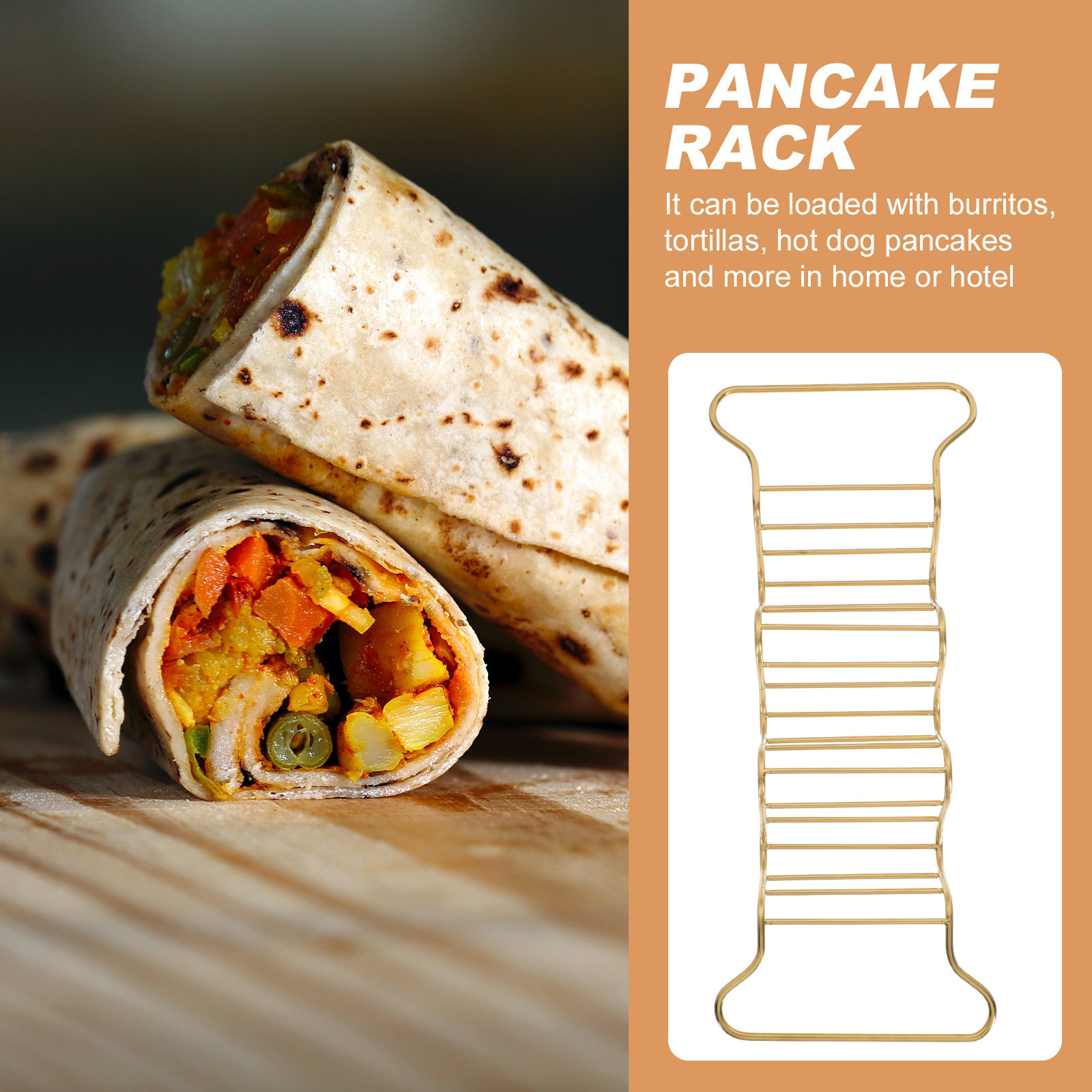 1Pcs Stainless Steel Taco Rack - огляд і ціна Kitchen Baking Gadgets