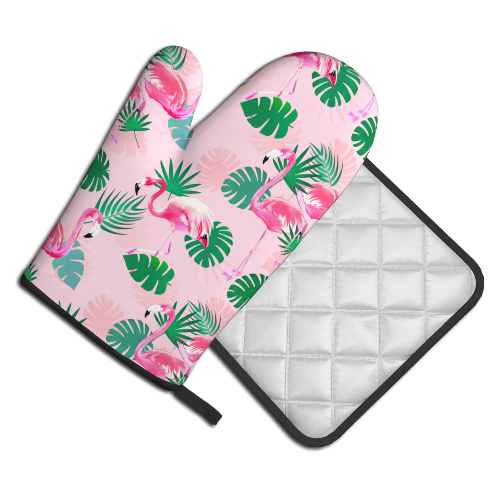 Flamingo Oven Mitts and Pot Ho - огляд і ціна Kitchen Baking Counter