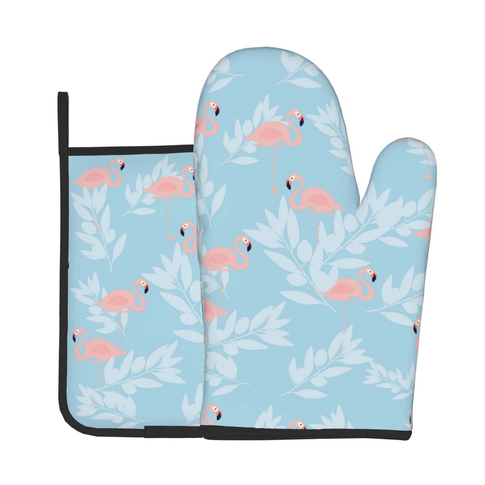 Flamingo Oven Mitts and Pot Ho - огляд і ціна Kitchen Baking Counter