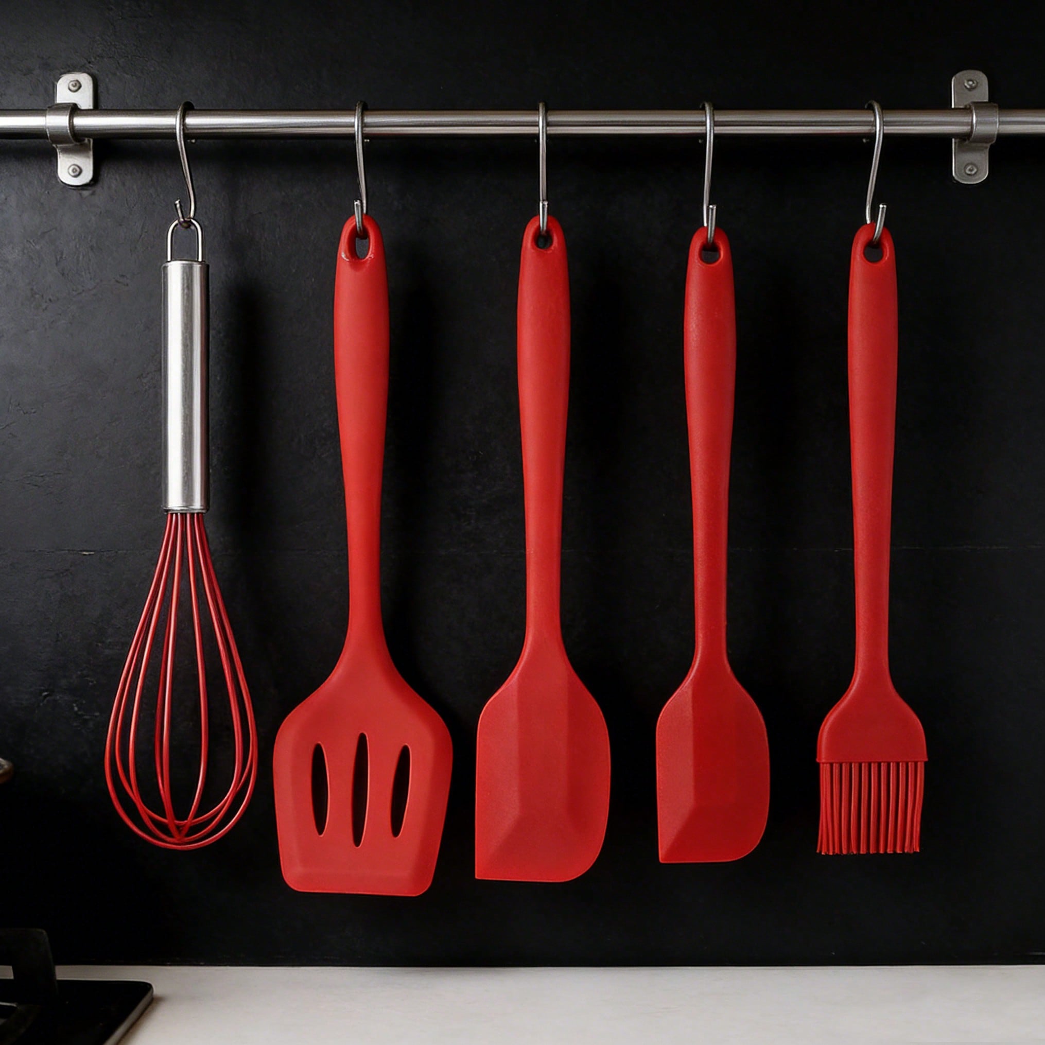 Silicone Cooking Utensils Set, - огляд і ціна Kitchen Baking Brush
