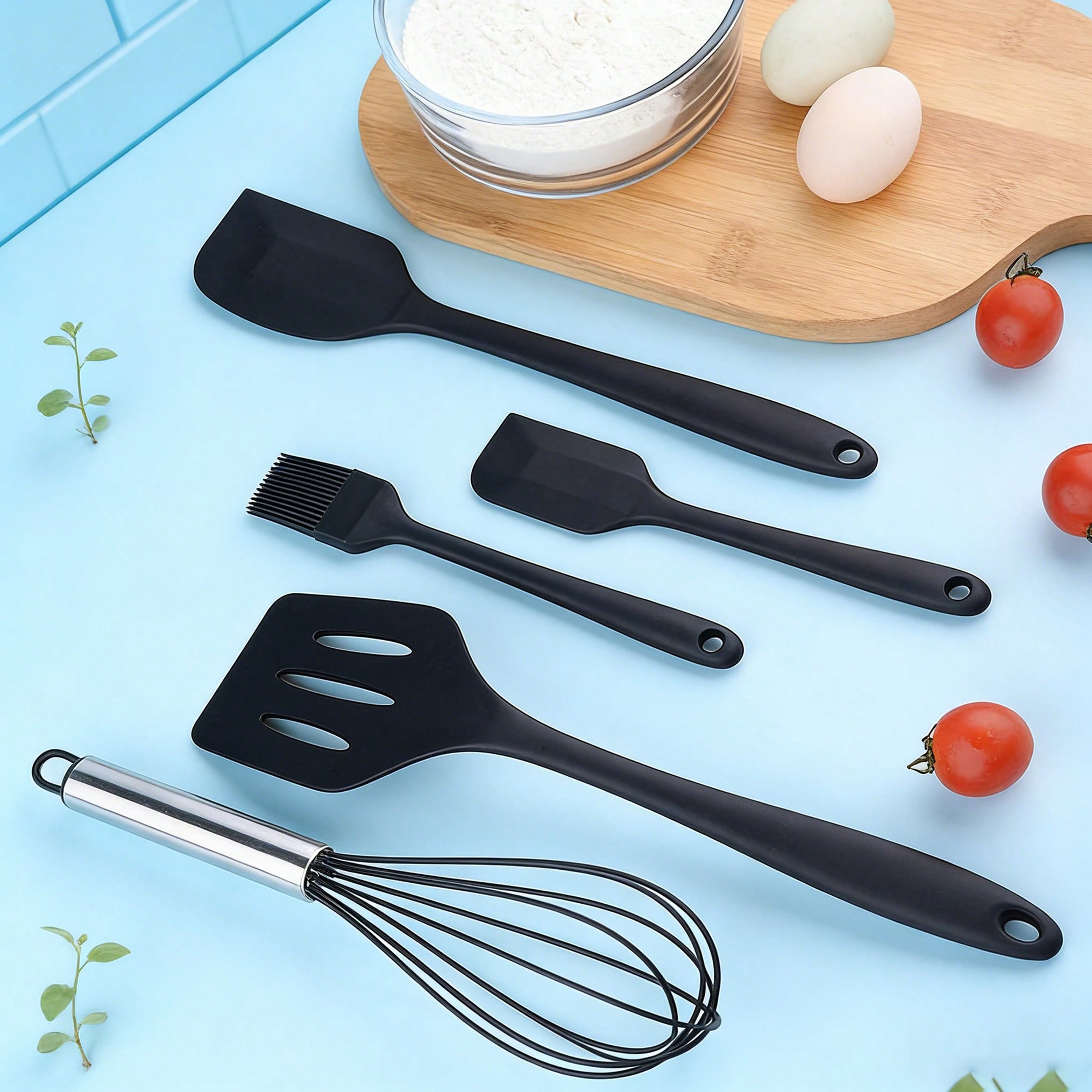 Silicone Cooking Utensils Set, - огляд і ціна Kitchen Baking Brush