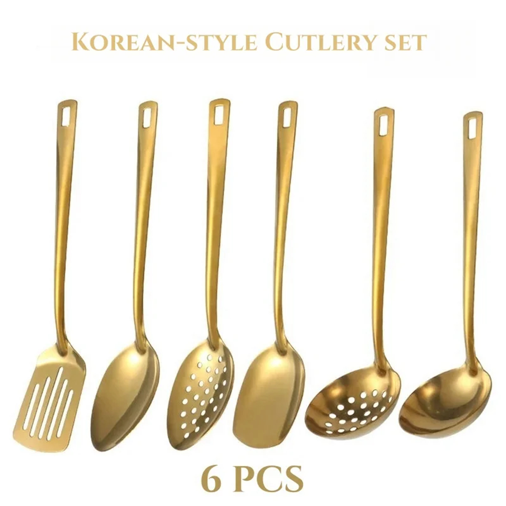 6pcs Hot Pot Cutlery Set Stain - огляд і ціна Kitchen Baking Pan Set