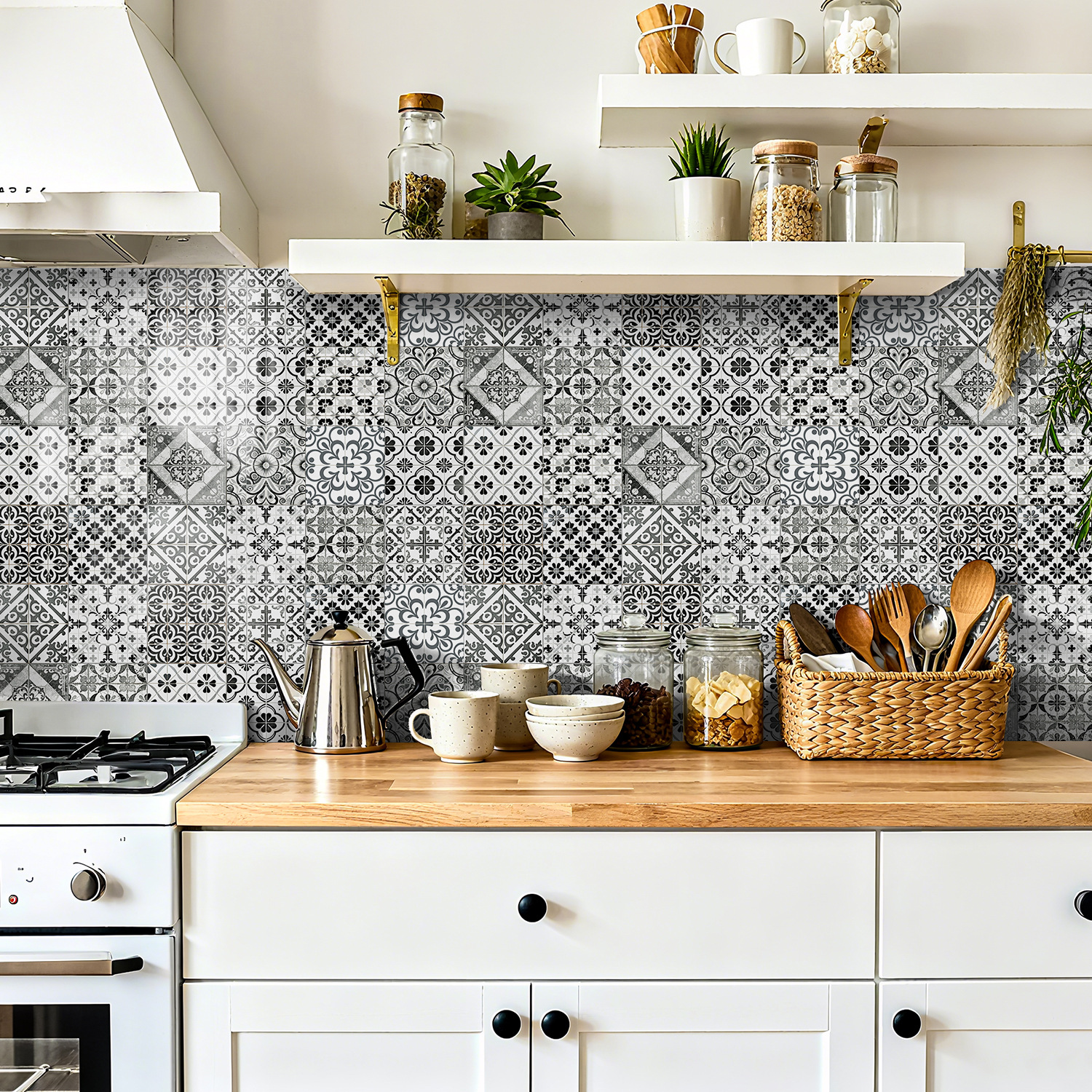 Tile 3D Waterproof Cabinet Wal - огляд і ціна Kitchen Baking Cabinet