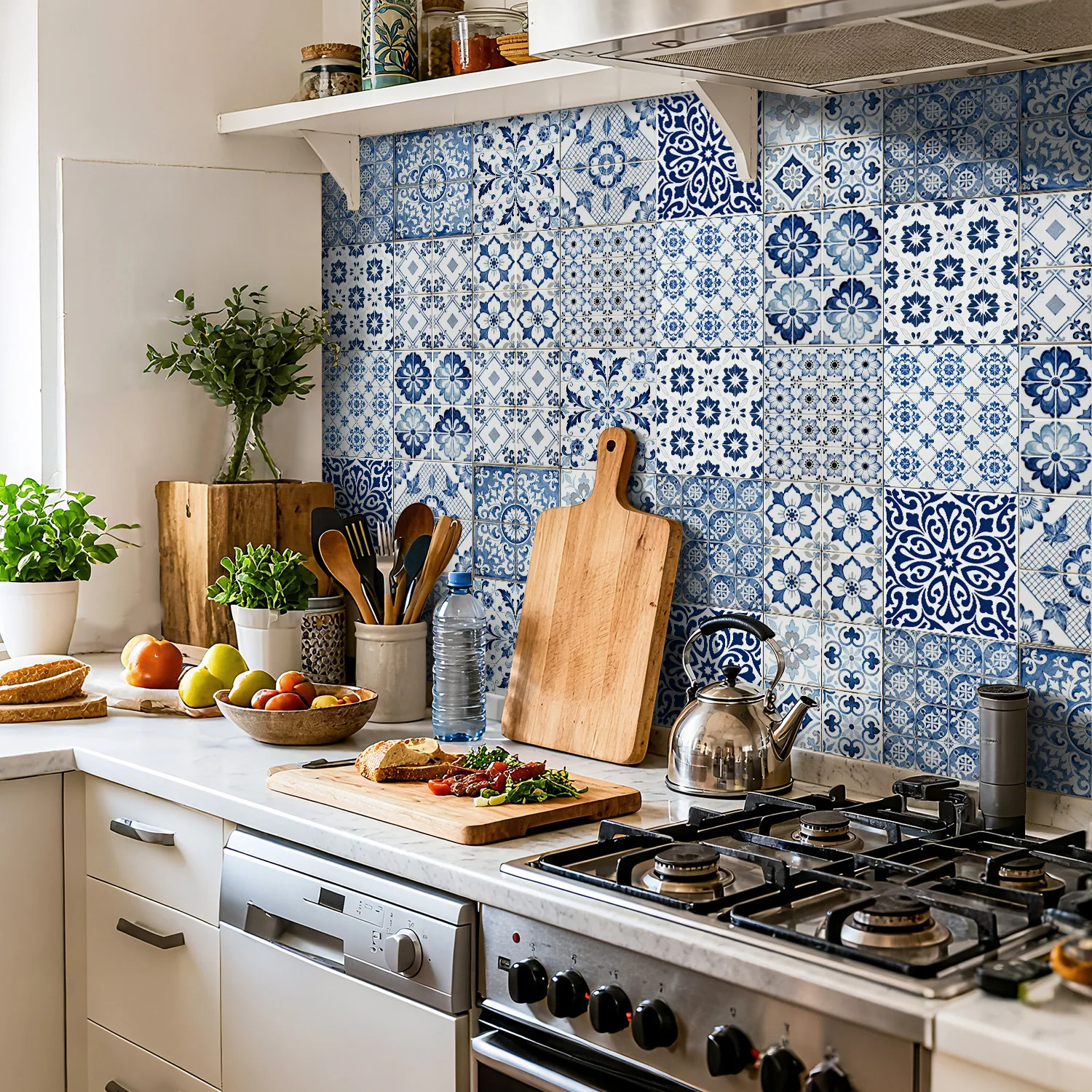 Tile 3D Waterproof Cabinet Wal - огляд і ціна Kitchen Baking Cabinet