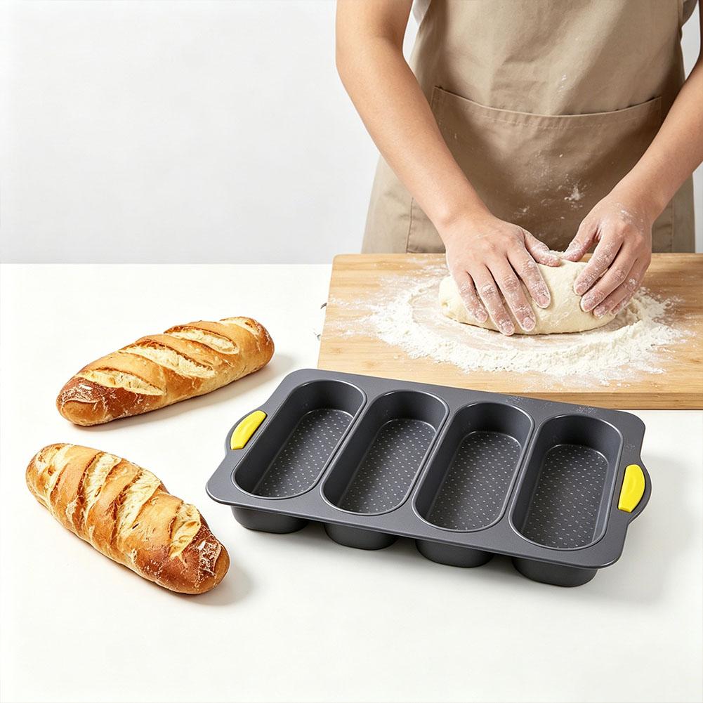 4-Slot Silicone Bread Mold, Fo - огляд і ціна Kitchen Appliances For Baking