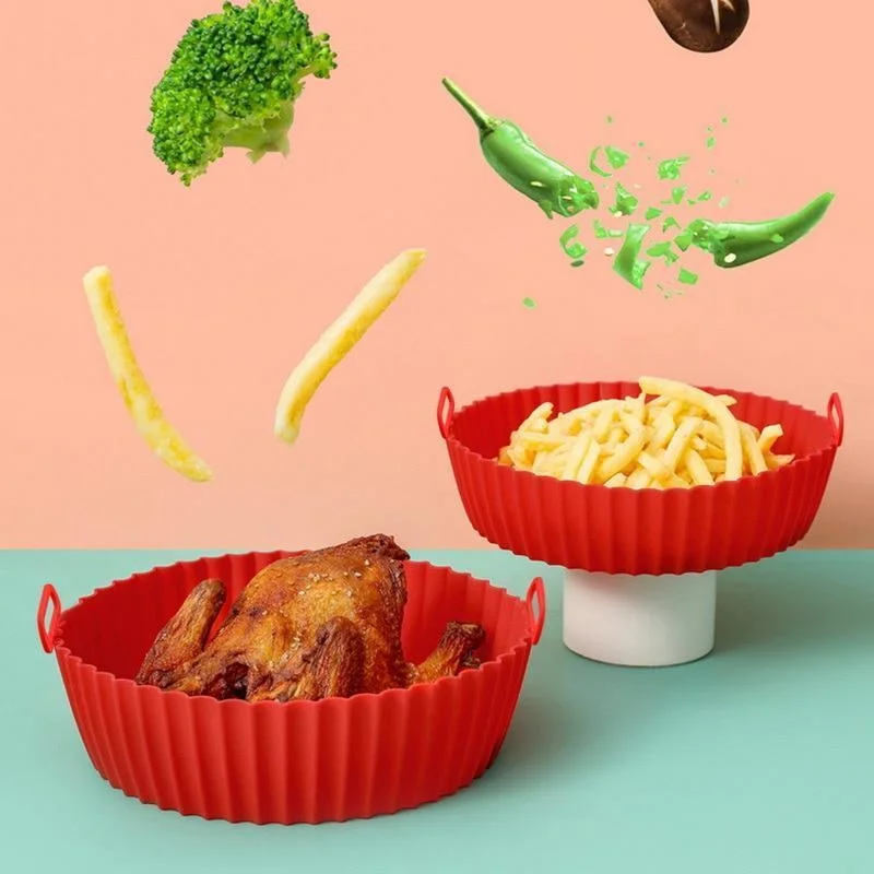 Silicone Basket Pot Tray Airfr - огляд і ціна Kitchen Baking Gadgets