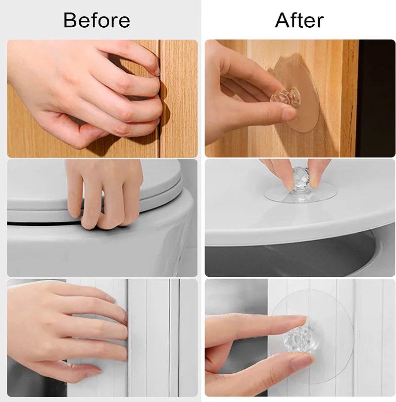 2/10Pcs Punch-free Drawer Knob - огляд і ціна Kitchen Baking Cabinet