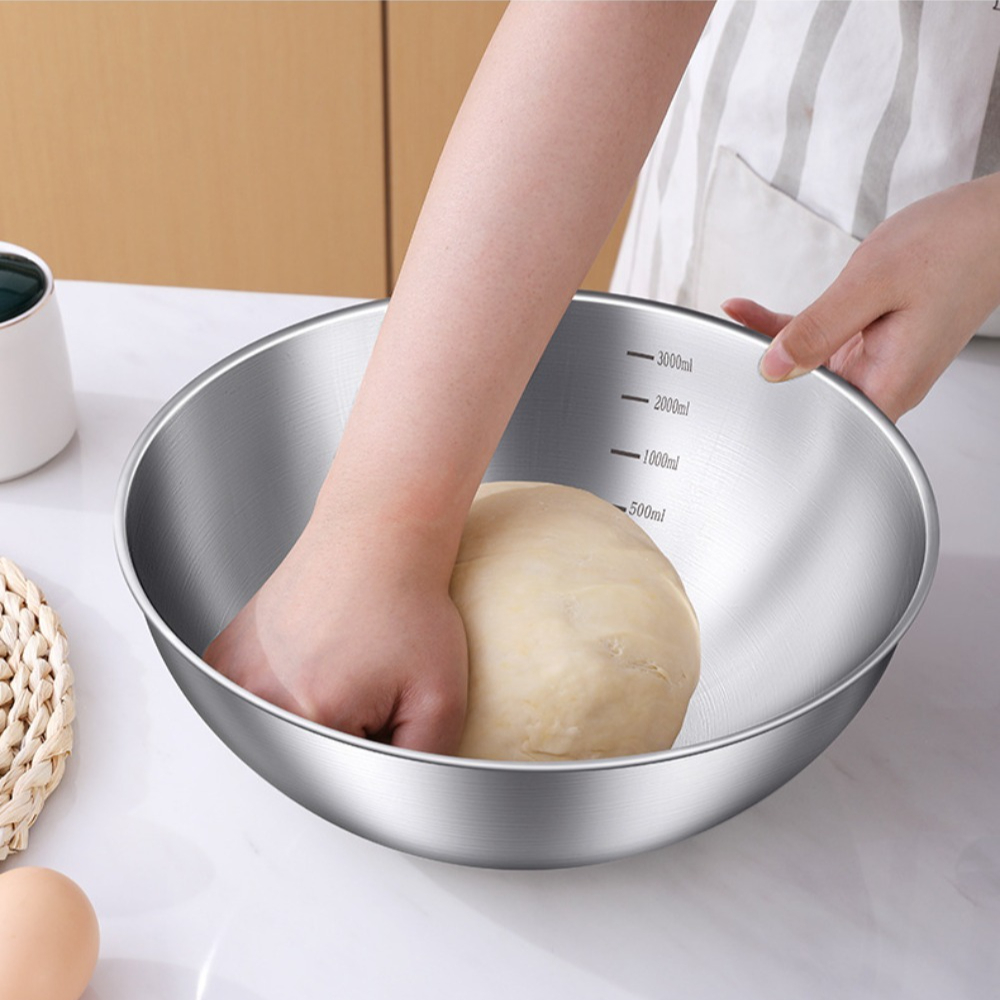 3pcs Stainless Steel Bowl Set  - огляд і ціна Kitchen Baking Essentials