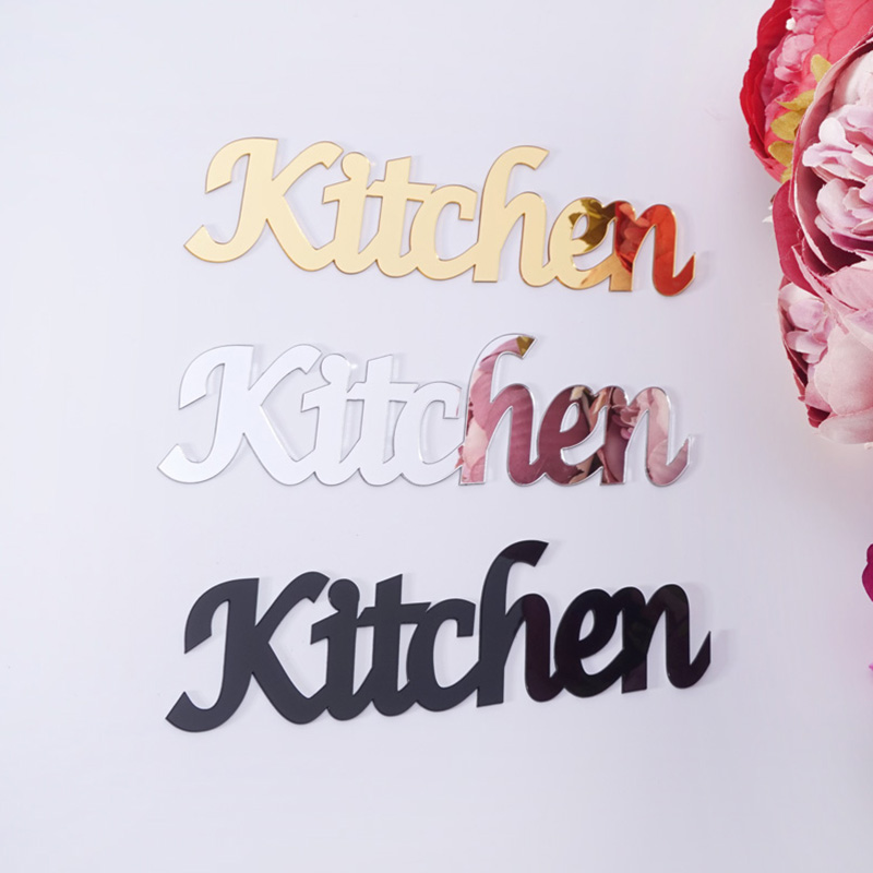 Kitchen Script Acrylic Mirror  - огляд і ціна Kitchen Baking Cabinet