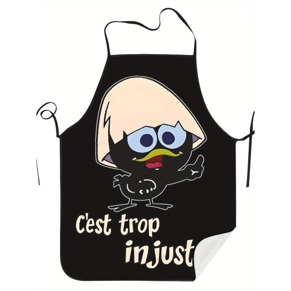 Cartoon Chicken Print Apron Bl - огляд і ціна Kitchen Baking Background