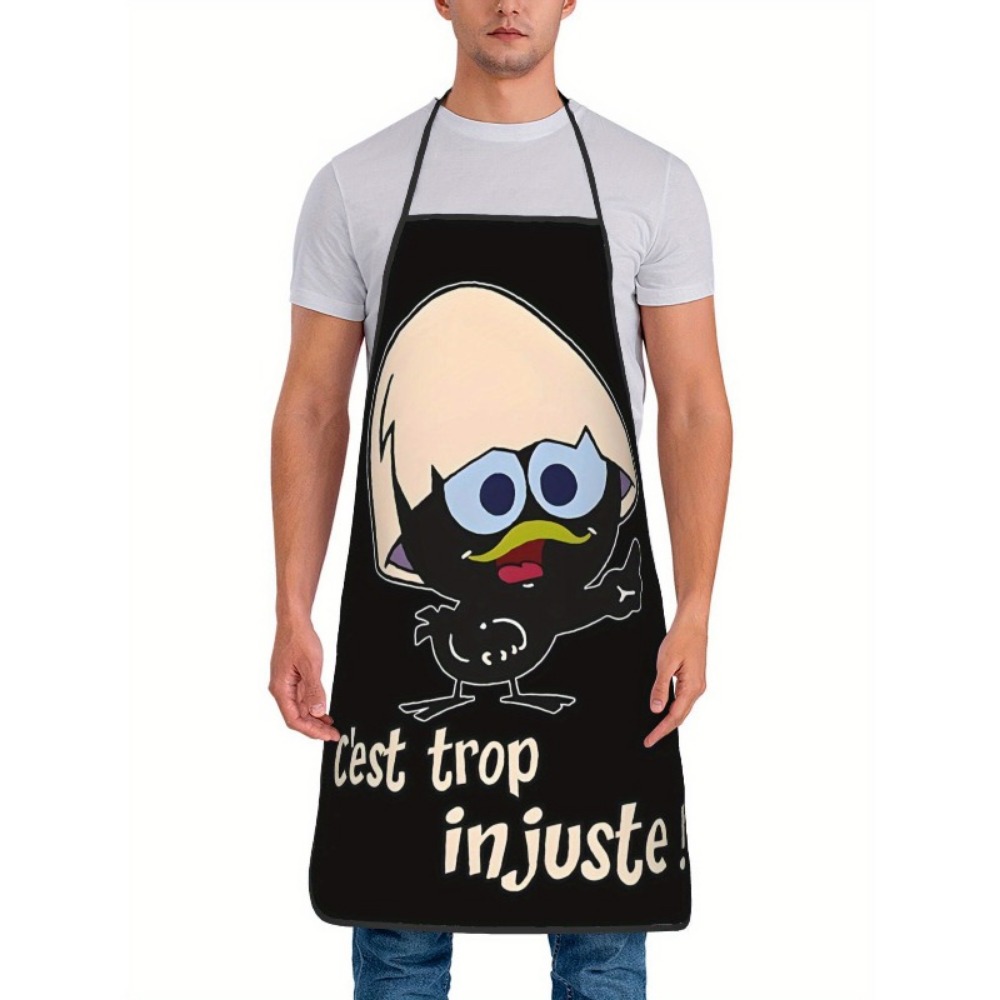 Cartoon Chicken Print Apron Bl - огляд і ціна Kitchen Baking Background