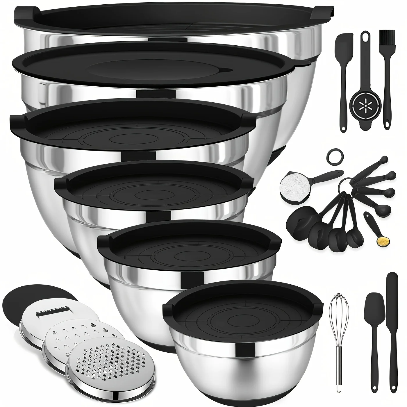 Set of Mixing Bowls Made of St - огляд і ціна Kitchen Baking Set