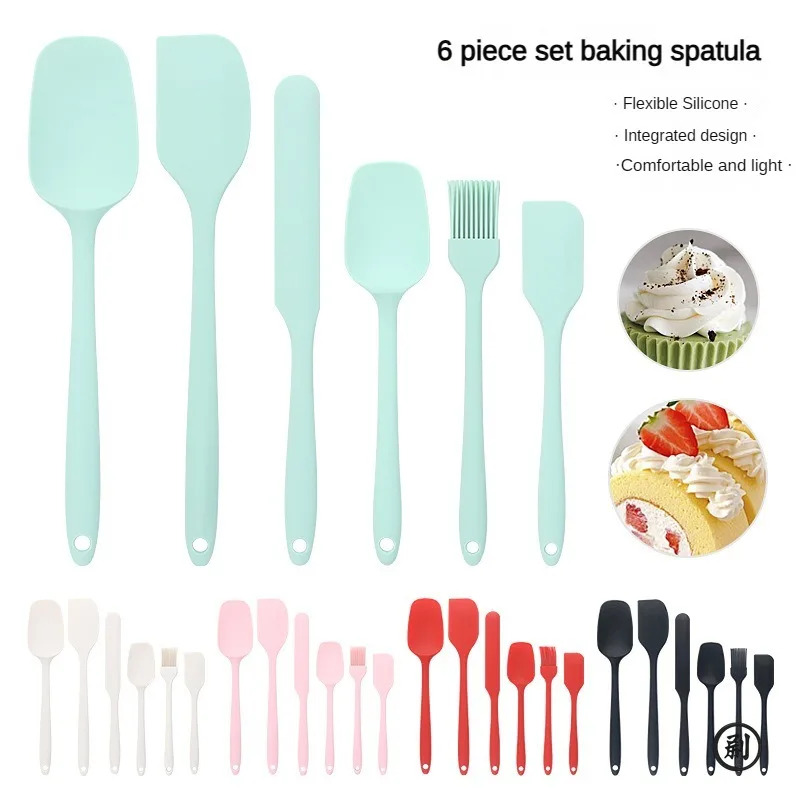6pc Silicone Spatula set for b - огляд і ціна Kitchen Baking Brush