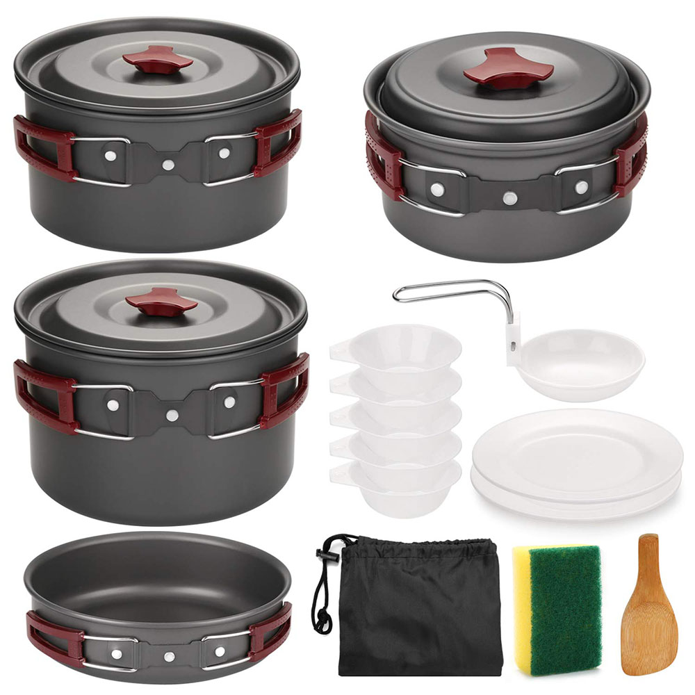 Outdoor Camping Cookware Kit N - огляд і ціна Kitchen Baking Pan Set