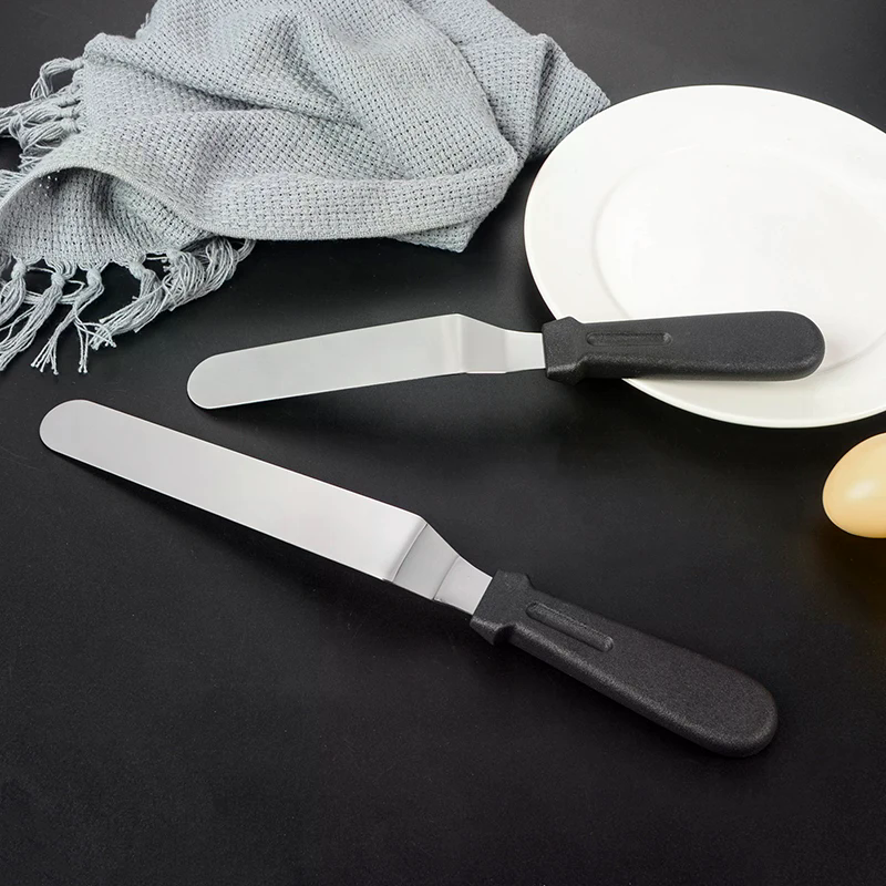 Stainless Steel Cream Spatula  - огляд і ціна Offset Spatula Set
