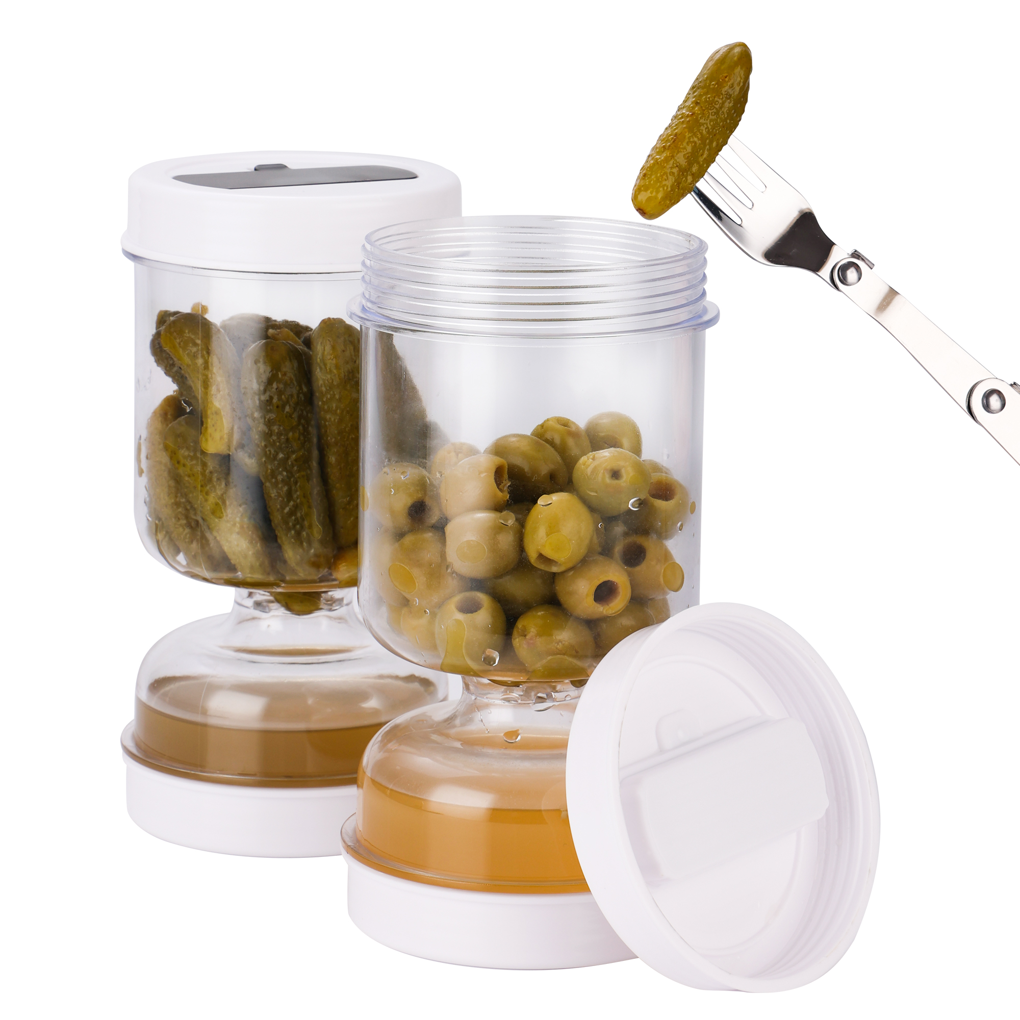 Olive and Pickle Strainer Jar, - огляд і ціна Kitchen Bank