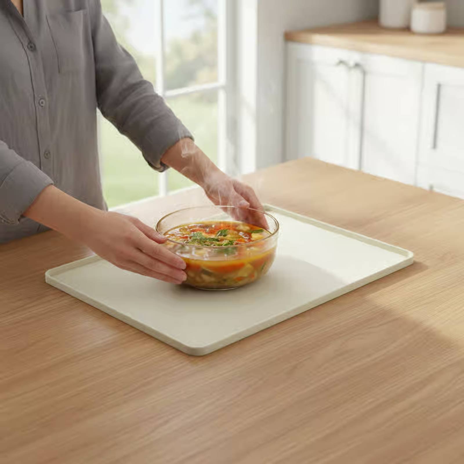 Silicone Microwave Top Mat Fle - огляд і ціна Kitchen Baking Mat