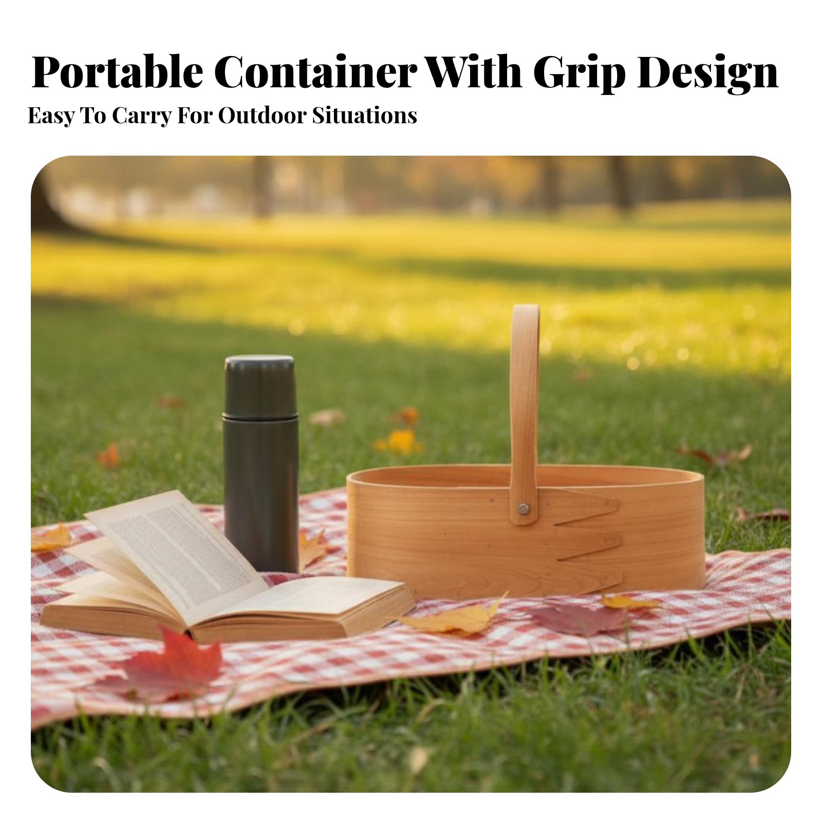 Handled Wood Chip Container Ja - огляд і ціна Kitchen Baking Set